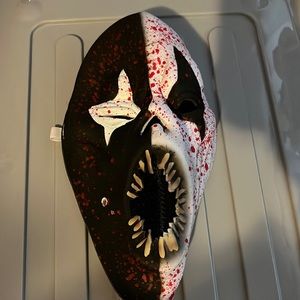 Halloween Twisted Jester Mask.